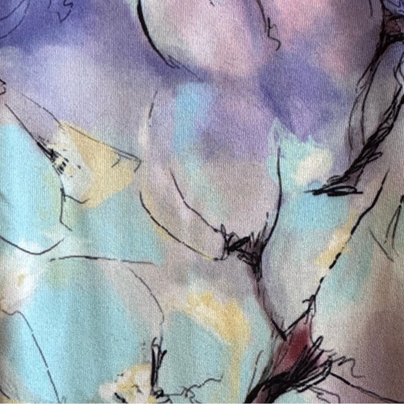 Marika BALANCE COLLECTION Charlotte Spliced Yoga Leggings Floral Watercolor Med - Picture 6 of 14